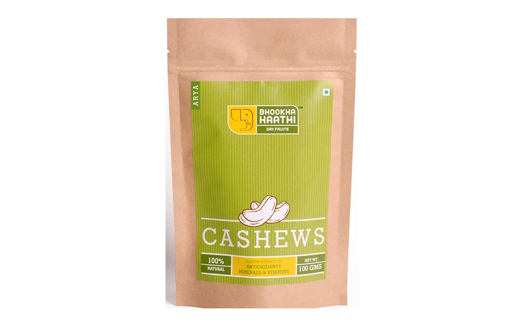 Bhookha Haathi Premium Cashews    Pack  100 grams